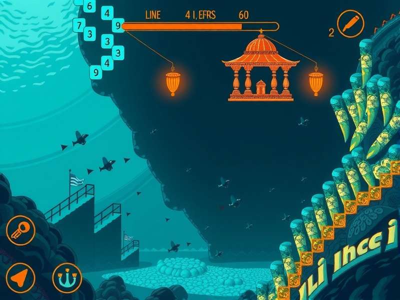 Oceanic Enigma gameplay screenshot showing underwater exploration